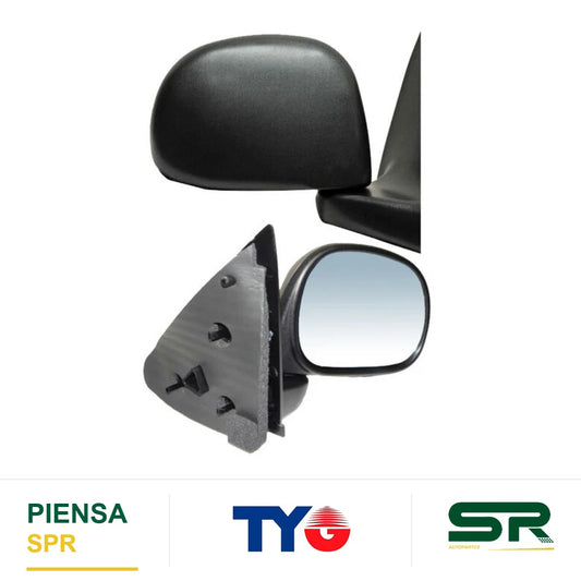 ESPEJO DERECHO MANUAL SIN CONTROL NEGRO FORD PICKUP XL 1997-2009 / FORD F-150 1997-2009 / FORD RECTAN LIGHTNING 1997-2009 / FORD LARIAT 1997-2009 / FORD HARLEY 1997-2009 / FORD KING RANCH 1997-2009 / FORD XL 1997-2009 / FORD XLT 1997-2009 TYG