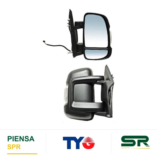 ESPEJO DERECHO ELÉCTRICO 8 PINES CON DIRECCIONAL DODGE MANAGER 2009-2014 / DODGE FIAT DUCATO 2006-2024 / DODGE RAM PROMASTER DDM24 2014-2018 TYG