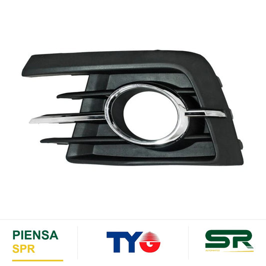 REJILLA IZQUIERDO PARA FARO DE NIEBLA CROMADA VOLKSWAGEN GOL 2017-2018 AGT TYG