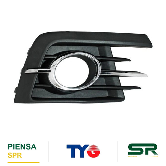 REJILLA DERECHO PARA FARO DE NIEBLA CROMADA VOLKSWAGEN GOL 2017-2018 AGT TYG