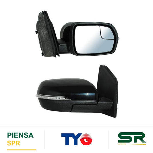 ESPEJO DERECHO ELÉCTRICO 7 PINES CON DIRECCIONAL CON DESEMPAÑANTE PARA PINTAR CON SENSOR DE PUNTO CIEGO CON LUZ INFERIOR FORD EDGE 2015-2019 TYG