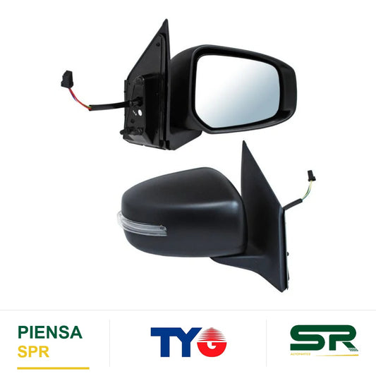 ESPEJO DERECHO ELÉCTRICO 5 PINES CON DIRECCIONAL CON DESEMPAÑANTE PARA PINTAR DODGE ATTITUDE 2015-2024 / DODGE MIRAGE G4 2019-2024 / DODGE 5P 2015-2019 TYG