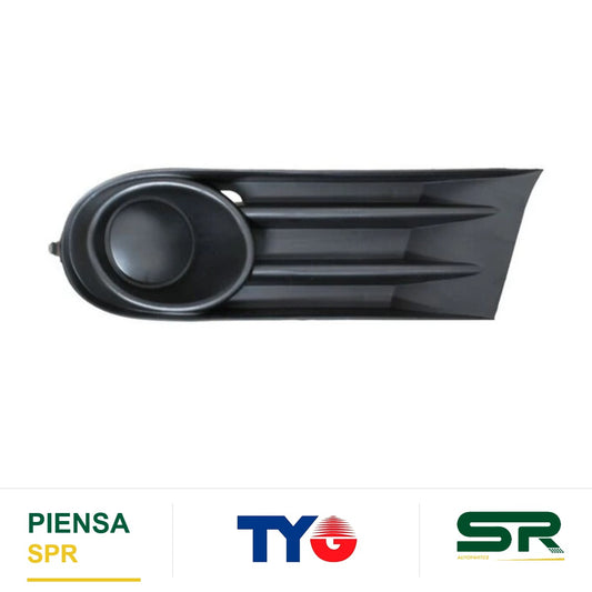 REJILLA IZQUIERDO SIN FARO DE NIEBLA VOLKSWAGEN GOL 2008-2012 / SAVEIRO 2010-2013 AGT 287N TYG