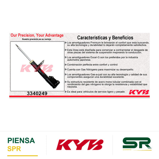 AMORTIGUADOR DELANTERO DERECHO GAS EXCEL-G DODGE JOURNEY (2014-2020). KYB