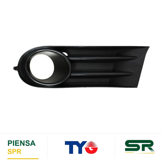 REJILLA IZQUIERDO PARA FARO DE NIEBLA VOLKSWAGEN GOL 2008-2012 / SAVEIRO 2010-2013 AGT TYG