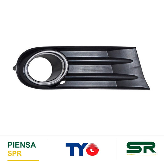 REJILLA DERECHO PARA FARO DE NIEBLA CROMADA VOLKSWAGEN GOL 2008-2012 / SAVEIRO 2010-2013 C / MOLD AGT TYG