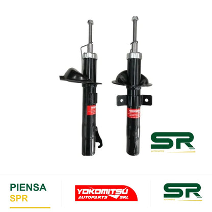 AMORTIGUADOR DELANTERO DERECHO GAS (FIESTA 1.3L-1.4L 1998-2002/COURIER 2001-2010) FORD FIESTA IKON 1.6L 1998-2010 YOKOMITSU
