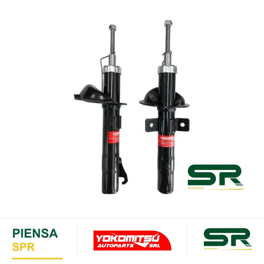 AMORTIGUADOR DELANTERO DERECHO GAS (FIESTA 1.3L-1.4L 1998-2002/COURIER 2001-2010) FORD FIESTA IKON 1.6L 1998-2010 YOKOMITSU