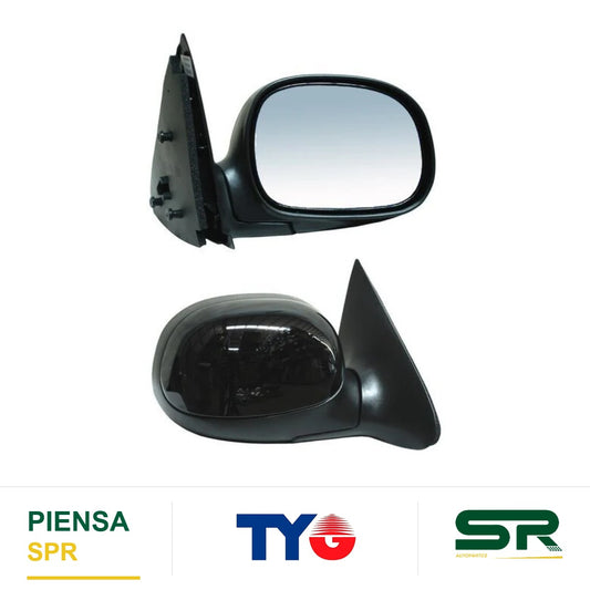 ESPEJO DERECHO MANUAL SIN CONTROL NEGRO FORD PICKUP F-150 1997-2009 / FORD LIGHTNING 1997-2009 / FORD LARIAT 1997-2009 / FORD HARLEY 1997-2009 / FORD KING RANCH 1997-2009 / FORD XL 1997-2009 / FORD XLT 1997-2009 TYG