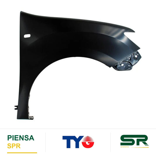 SALPICADERA DERECHA RENAULT LOGAN 2015-2019 C / HOYO P / CUARTO LAT TYG