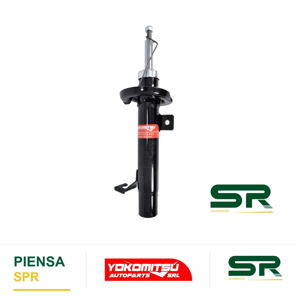 AMORTIGUADOR DELANTERO IZQUIERDO GAS FORD FIESTA IKON 1.6L 2011-2015 YOKOMITSU
