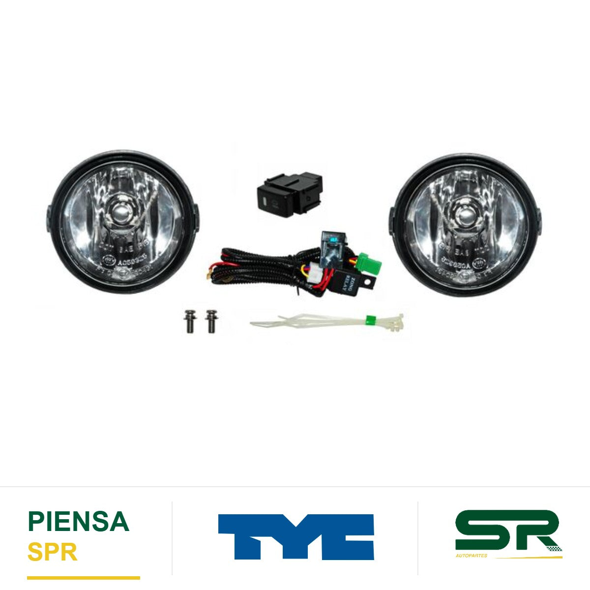 FARO DE NIEBLA JUEGO NISSAN X-TRAIL 2008-2014 TYC
