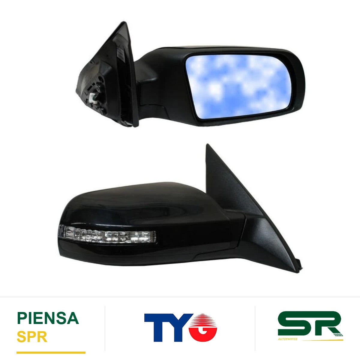 ESPEJO DERECHO ELÉCTRICO BASE/ SIN SE/ SL/ SR/ HYBRID 6 CILS ***1 NISSAN ALTIMA 2007-2012 TYG