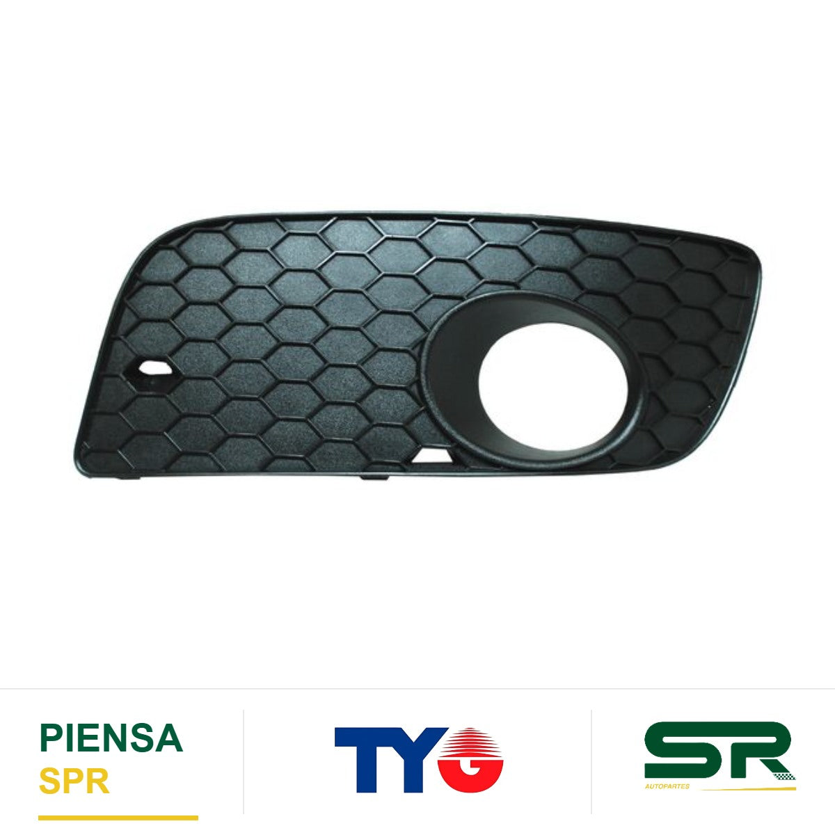 REJILLA IZQUIERDA PARA FARO DE NIEBLA PANAL VOLKSWAGEN BORA 2006-2010 / VOLKSWAGEN GOLF GLI 2006-2010 TYG
