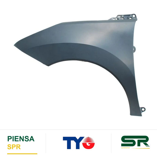 SALPICADERA IZQUIERDA PEUGEOT 3008 2011-2016 PLASTICO TYG