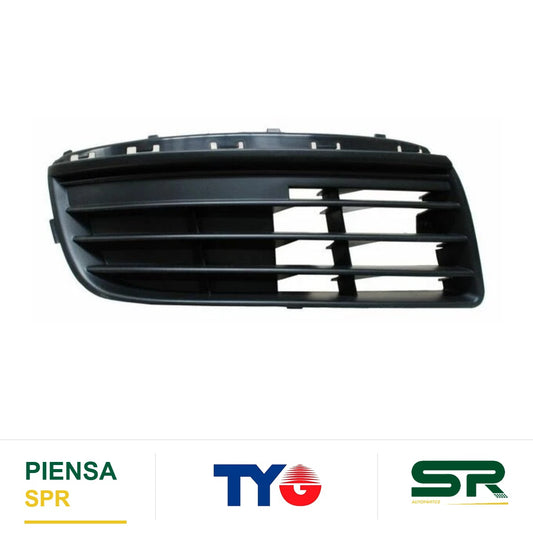 REJILLA DERECHO SIN FARO DE NIEBLA VOLKSWAGEN BORA 2006-2010 LINEAS AGT TYG