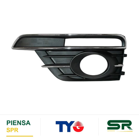 REJILLA IZQUIERDO PARA FARO DE NIEBLA VOLKSWAGEN BEETLE 2017-2019 FILO CROMADO TYG