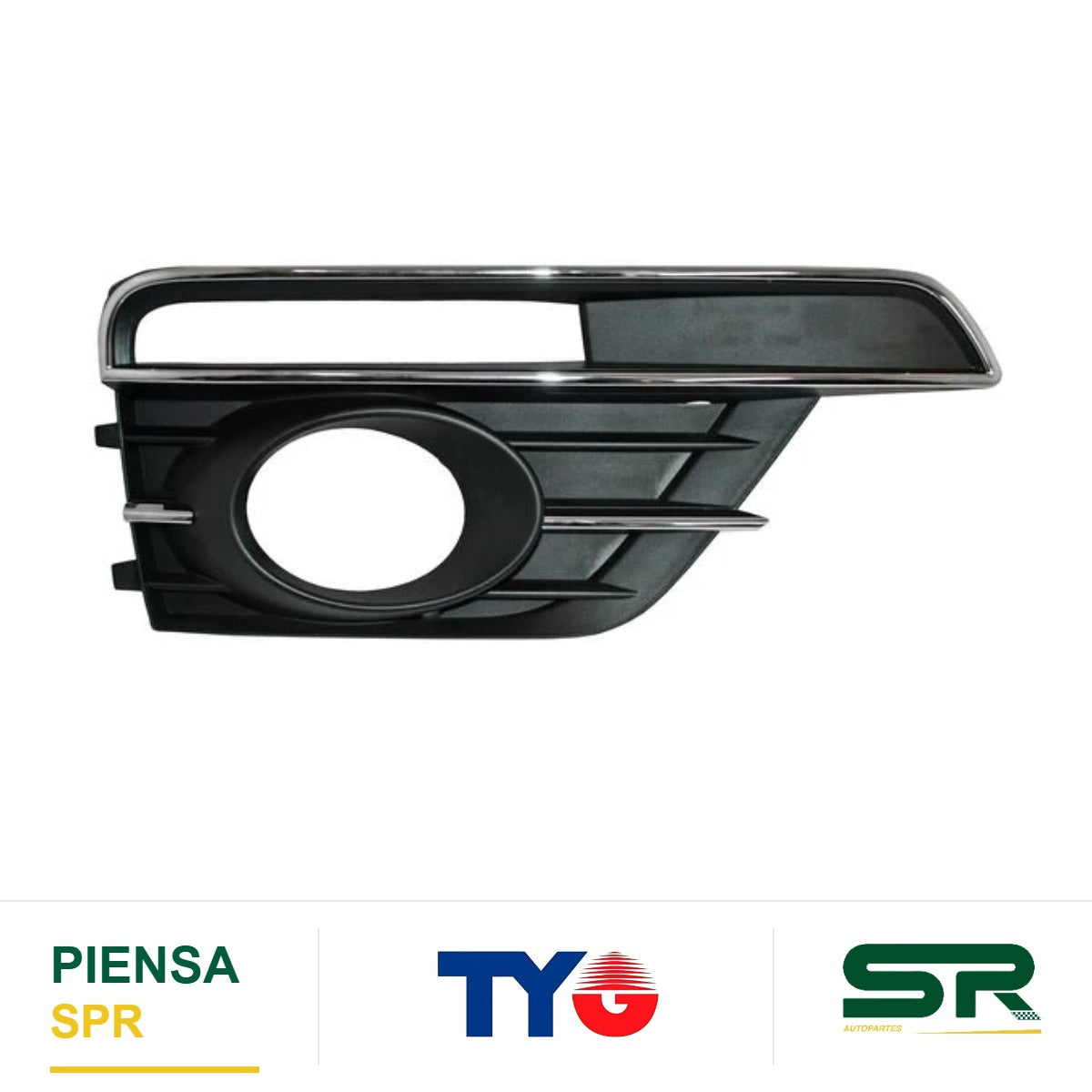 REJILLA DERECHA PARA FARO DE NIEBLA CROMADA VOLKSWAGEN BEETLE 2017-2019 TYG