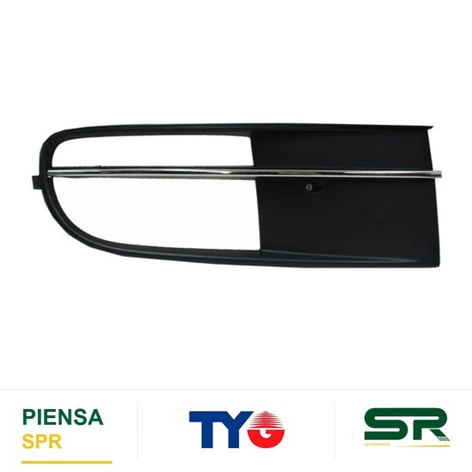 REJILLA DERECHO PARA FARO DE NIEBLA CROMADA VOLKSWAGEN BEETLE 2012-2016 / NEGRO TYG
