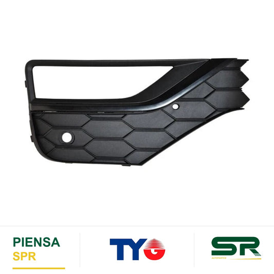 REJILLA DERECHO PARA FARO DE NIEBLA FILO NEGRO VOLKSWAGEN AMAROK 2018-2023 P / SENSOR TYG