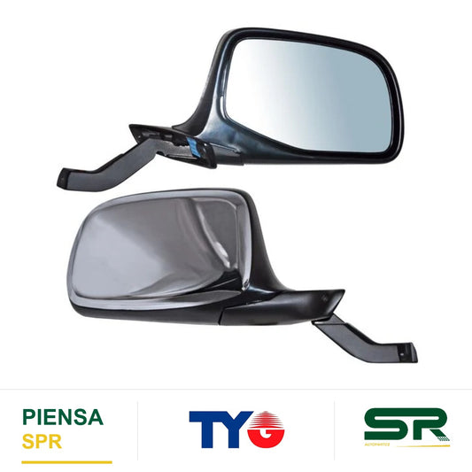 ESPEJO DERECHO MANUAL SIN CONTROL CROMADO FORD PICKUP LIGHTNING 1992-1996 / FORD XL 1992-1996 / FORD EDDIE BAUER 1992-1996 / FORD XLT 1992-1996 / FORD F-150 1992-1996 / FORD F250 1992-1996 / FORD F350 1992-1996 TYG