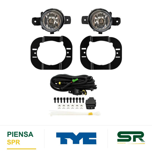 FARO DE NIEBLA JUEGO NISSAN MARCH 2011-2013 / ACTIVE 2014-2020 C / BASE 624 TYC