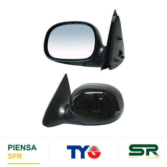 ESPEJO IZQUIERDO MANUAL SIN CONTROL NEGRO FORD PICKUP F-150 1997-2009 / FORD LIGHTNING 1997-2009 / FORD LARIAT 1997-2009 / FORD HARLEY 1997-2009 / FORD KING RANCH 1997-2009 / FORD XL 1997-2009 / FORD XLT 1997-2009 TYG