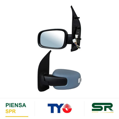 ESPEJO IZQUIERDO ELÉCTRICO CON SENS CON DIRECCIONAL PARA PINTAR CON MEM 11 PINES .06 FIAT UNO 2017-2020 TYG