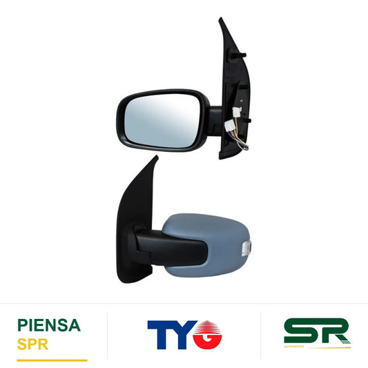 ESPEJO IZQUIERDO ELÉCTRICO 11 PINES CON DIRECCIONAL PARA PINTAR CON SENSOR DE PUNTO CIEGO CON MEMORIA FIAT UNO C 2017-2019 / FIAT SENS 2017-2019 TYG