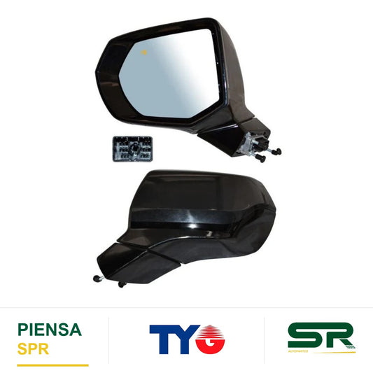 ESPEJO IZQUIERDO ELÉCTRICO 6 PINES CON DESEMPAÑANTE PARA PINTAR CON SENSOR DE PUNTO CIEGO CHEVROLET TAHOE / CHEVROLET YUKON 2021-2022 TYG