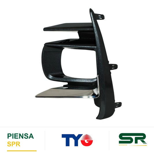 REJILLA IZQUIERDO PARA FARO DE NIEBLA CROMADA TOYOTA SIENNA 2018-2020 LIMITED NEGRO / 352 TYG