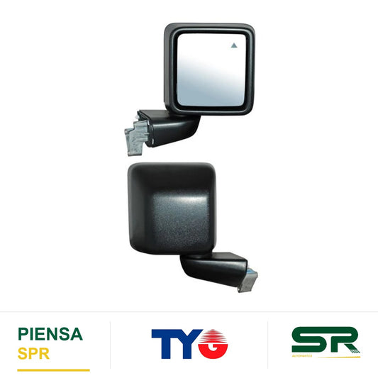 ESPEJO DERECHO ELÉCTRICO 7 PINES CON DESEMPAÑANTE TEXTURIZADO CON SENSOR DE PUNTO CIEGO JEEP WRANGLER 2018-2023 / JEEP GLADIATOR 2020-2021 TYG