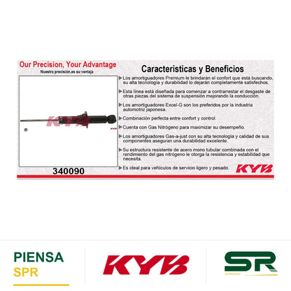 AMORTIGUADOR TRASERO GAS EXCEL-G MITSUBISHI ENDEAVOR (2004-2011) KYB