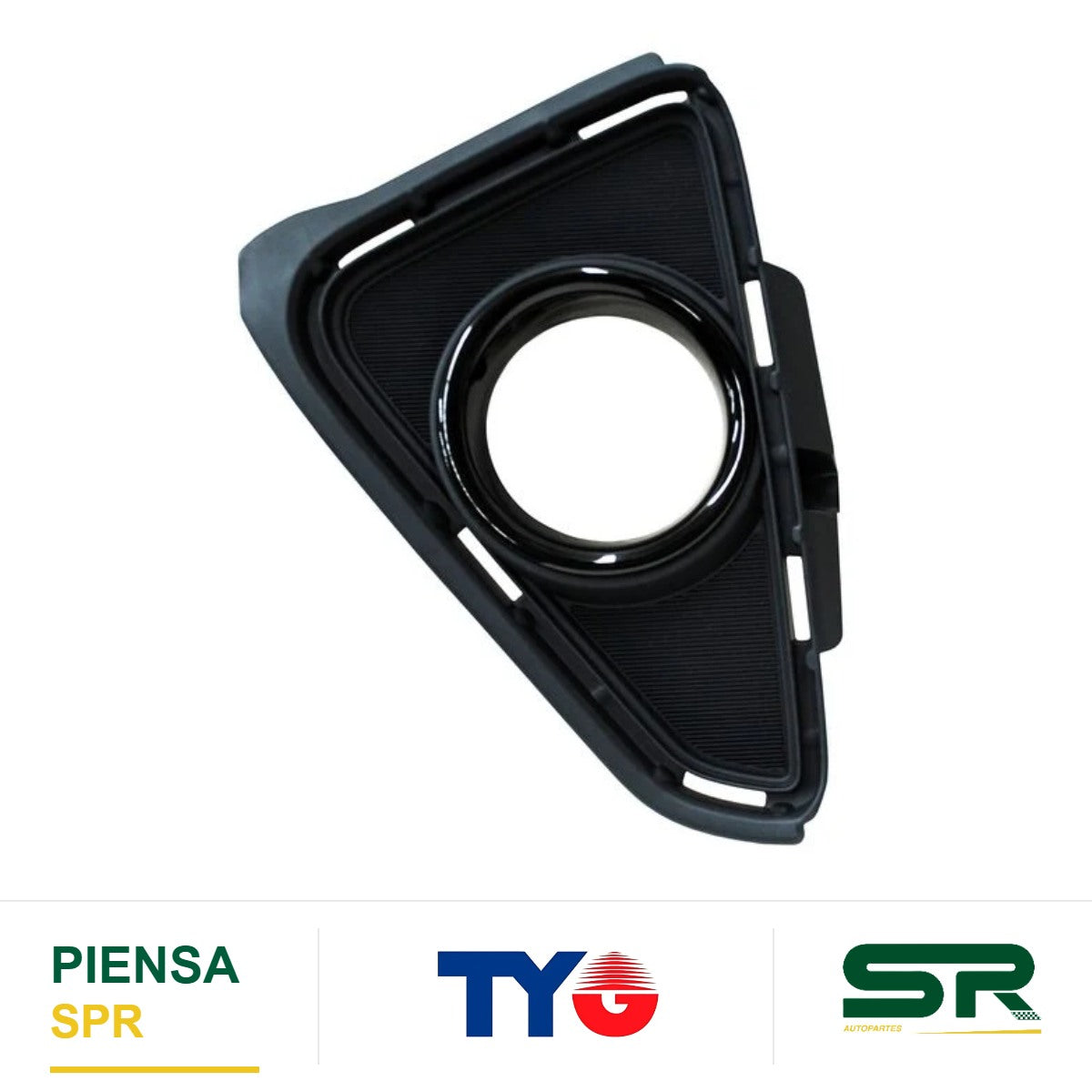 REJILLA IZQUIERDA PARA FARO DE NIEBLA NEGRA TOYOTA RAV-4 2016-2018 TYG