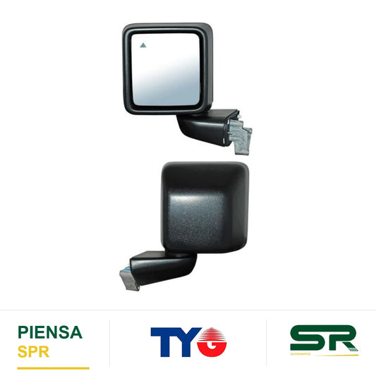 ESPEJO IZQUIERDO ELÉCTRICO 7 PINES CON DESEMPAÑANTE TEXTURIZADO CON SENSOR DE PUNTO CIEGO JEEP WRANGLER 2018-2023 / JEEP GLADIATOR 2020-2021 TYG