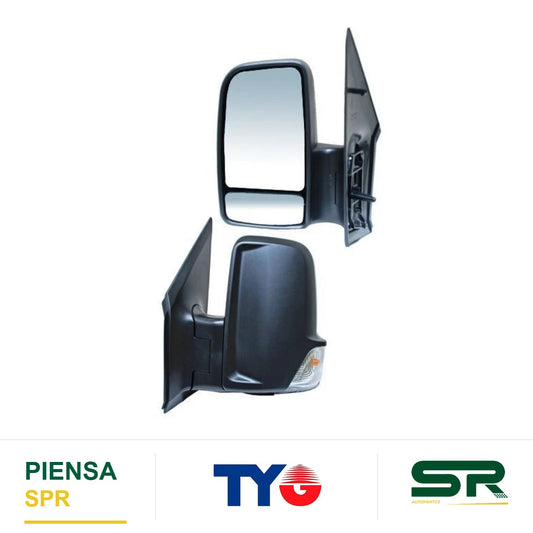 ESPEJO IZQUIERDO ELÉCTRICO 6 PINES VOLKSWAGEN MERCEDES BENZ SPRINTER 2008-2019 / VOLKSWAGEN CRAFTER C 2008-2018 / VOLKSWAGEN LUZ 2008-2018 TYG