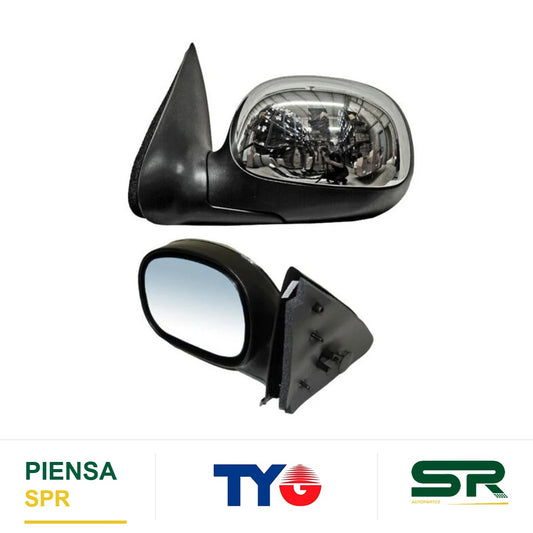 ESPEJO IZQUIERDO MANUAL SIN CONTROL CROMADO FORD PICKUP F-150 1997-2009 / FORD LIGHTNING 1997-2009 / FORD LARIAT 1997-2009 / FORD HARLEY 1997-2009 / FORD KING RANCH 1997-2009 / FORD XL 1997-2009 / FORD XLT DMV 1997-2009 TYG