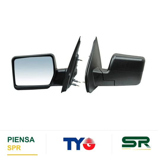ESPEJO IZQUIERDO MANUAL SIN CONTROL FORD PICKUP LOBO LARIAT 2004-2008 / FORD HARLEY 2004-2008 / FORD FX4 2004-2008 / FORD FX2 2004-2008 / FORD PLATINUM 2004-2008 / FORD KING RANCH 2004-2008 / FORD XL 2004-2008 / FORD XLT 2004-2008 / FORD STX 2004-2008 TYG