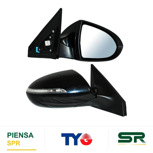 ESPEJO DERECHO ELÉCTRICO 9 PINES CON DIRECCIONAL CON DESEMPAÑANTE AUTOABATIBLE PARA PINTAR KIA SPORTAGE 16 2016-2016 / KIA 2011-2016 TYG