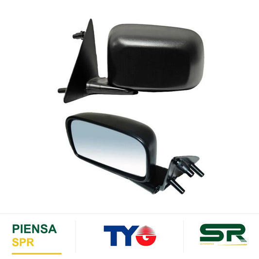 ESPEJO IZQUIERDO MANUAL SIN CONTROL VOLKSWAGEN GOLF / VOLKSWAGEN JETTA GTX 1987-1992 / VOLKSWAGEN GLI 1987-1992 / VOLKSWAGEN GTI 1987-1992 / VOLKSWAGEN GL 1987-1992 TYG