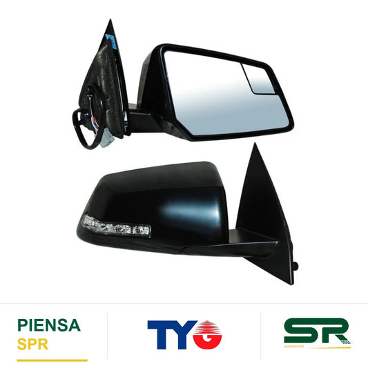 ESPEJO DERECHO ELÉCTRICO 7 PINES CON DIRECCIONAL CON SENSOR DE PUNTO CIEGO CHEVROLET TRAVERSE 2009-2017 / CHEVROLET ACADIA 2007-2016 TYG
