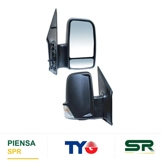 ESPEJO DERECHO ELÉCTRICO 6 PINES VOLKSWAGEN MERCEDES BENZ SPRINTER 2008-2019 / VOLKSWAGEN CRAFTER C 2008-2018 / VOLKSWAGEN LUZ 2008-2018 TYG