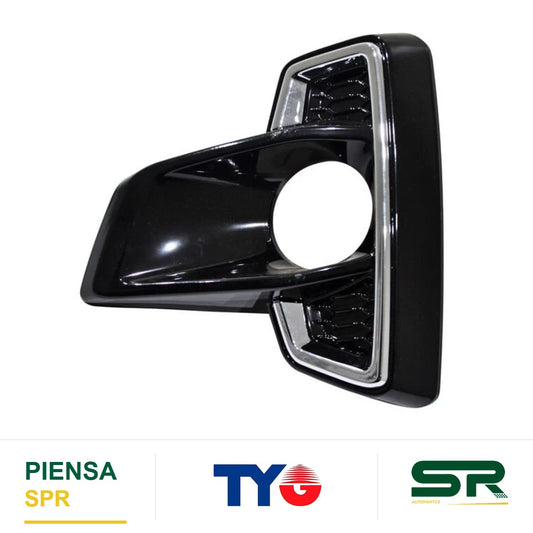 REJILLA IZQUIERDO PARA FARO DE NIEBLA CROMADA TOYOTA HILUX 2019-2021 ROCCO / REVO C / MOLD AGT TYG