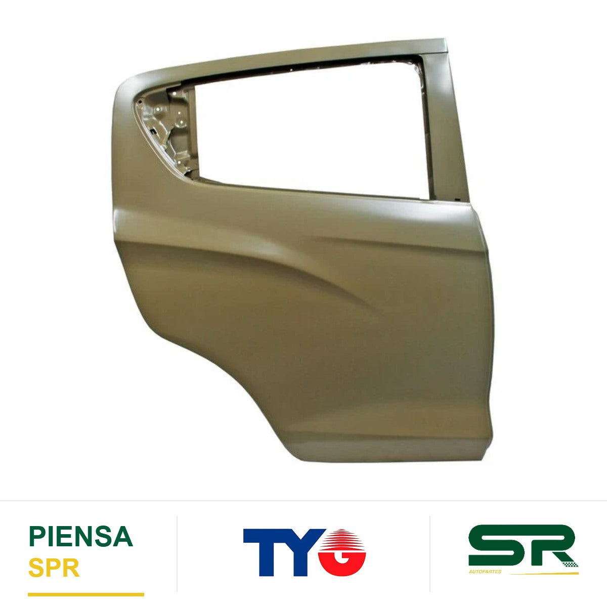PUERTA TRASERA DERECHA CHEVROLET SPARK 2016-2021 LINEA NUEVA TYG