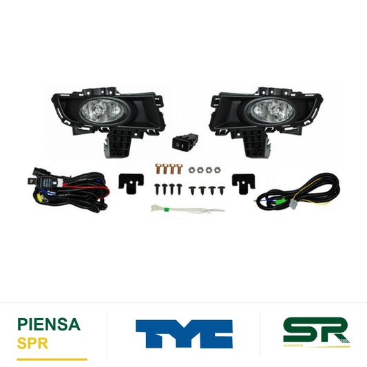 FARO DE NIEBLA JUEGO MAZDA 3 2006-2009 C / PARRILLA TYC