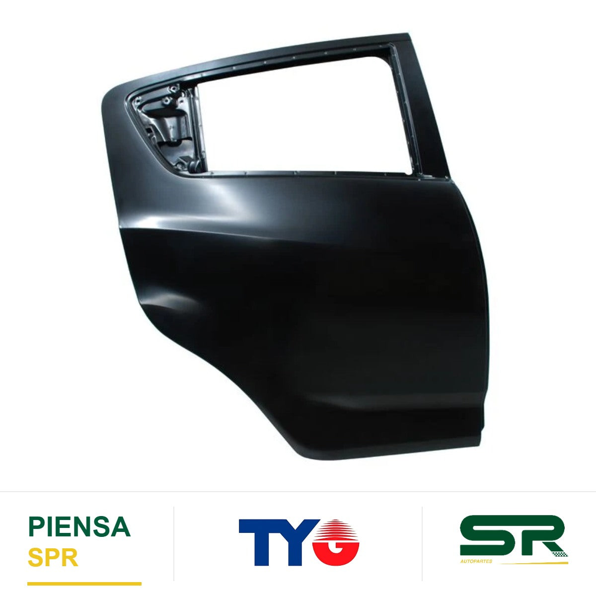 PUERTA TRASERA DERECHA CHEVROLET SPARK 2011-2017 / BEAT 2018-2021 5P TYG