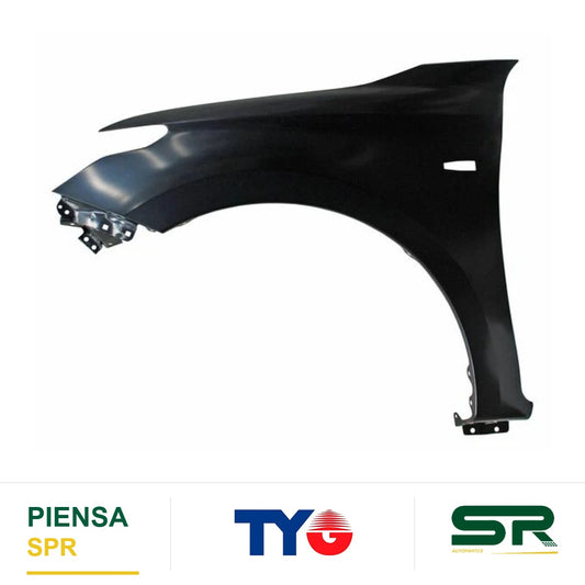 SALPICADERA IZQUIERDA MITSUBISHI PU L200 2016-2019 C / HOYO P / CUARTO S / HOYO P / MOLD MS 452 TYG