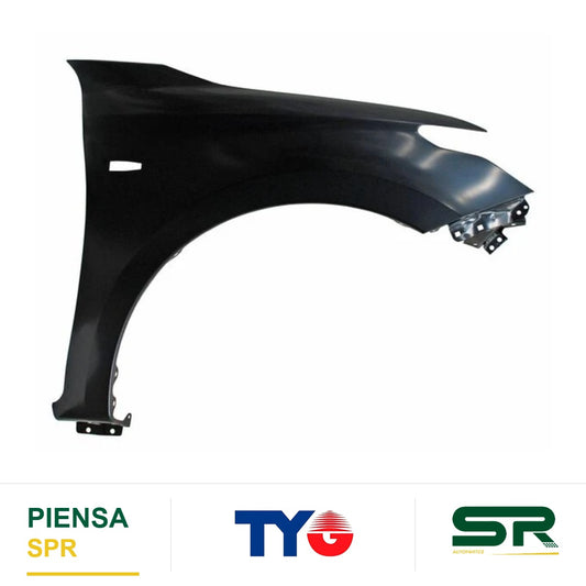 SALPICADERA DERECHA MITSUBISHI PU L200 2016-2019 C / HOYO P / CUARTO S / HOYO P / MOLD MS 452 TYG