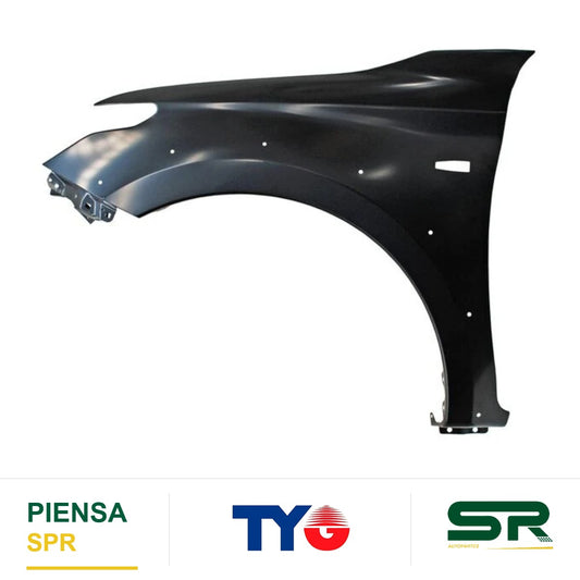 SALPICADERA IZQUIERDA MITSUBISHI PU L200 2016-2019 C / HOYO P / CUARTO C / HOYO P / MOLD MS TYG
