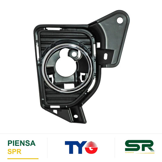 REJILLA DERECHO PARA FARO DE NIEBLA CROMADA TOYOTA HIACE 2014-2019 FILO CH LARGO 2015 PASAJ 352 TYG